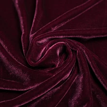 Ширина 140 см, шелк, хлопок, красное вино, осенняя бархатная подкладка, без пуха, утолщенная шелковая бархатная одежда для платья