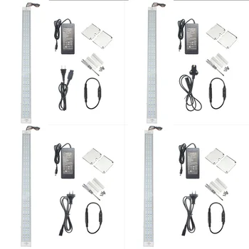 

80cm 162 LED Aquarium Light Fish Tank Light 110-220V EU Waterproof LED Bar Tube Lamp Bulb Aquatic Plants Grow Light