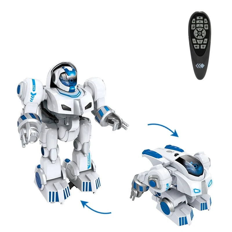 RC Smart Robot Interactive Remote Control Robots programing Mode Fingerprint Touch Song Mode Dance Mode One Key Deformation 2