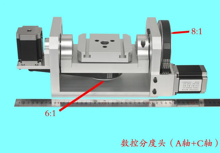 CNC делительная головка, ось, вращение, четвёртая ось, пятая ось