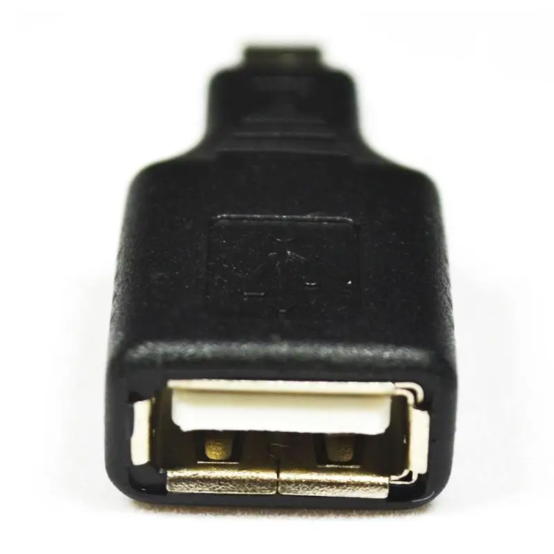 Новинка 1 шт. чёрный переходник с USB 2 0 Мама на Micro B 5 Pin папа адаптер OTG для