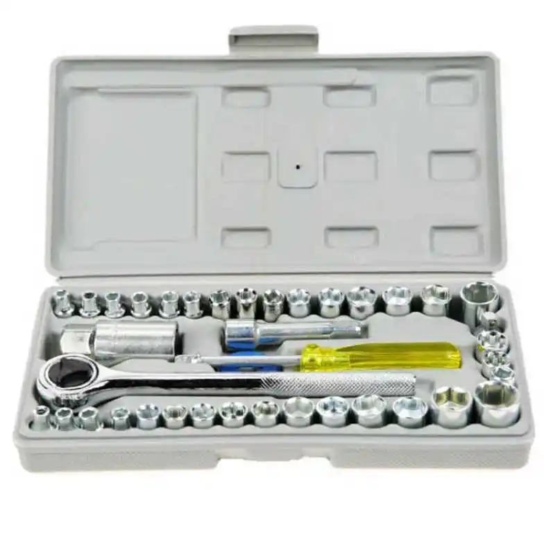 

Car Socket Wrench Garage Tool Kit Multi-functional Versatile Germany-Tube Case with Case Jane Universal Group.