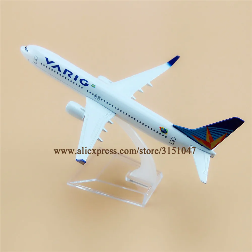 16cm Alloy Metal Air Brazil VARIG Airlines Airplane Model Boeing 737 B737-800 Airways Plane w Stand Aircraft Gift | Дом и сад