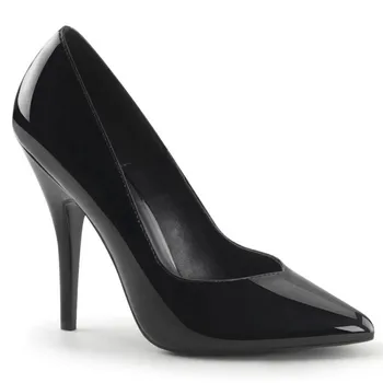 

BBZAI New pattern High Quality fashion Women shoes 13cm Thin Heels Pointed Toe Nightclub Shallow Spring/Autumn 34-45 46