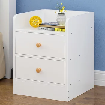 

Bedside Table Simple Modern Style Bedside Storage Cabinet Multi-Function Bedside Table Creative Simple Small Cabinet Generation