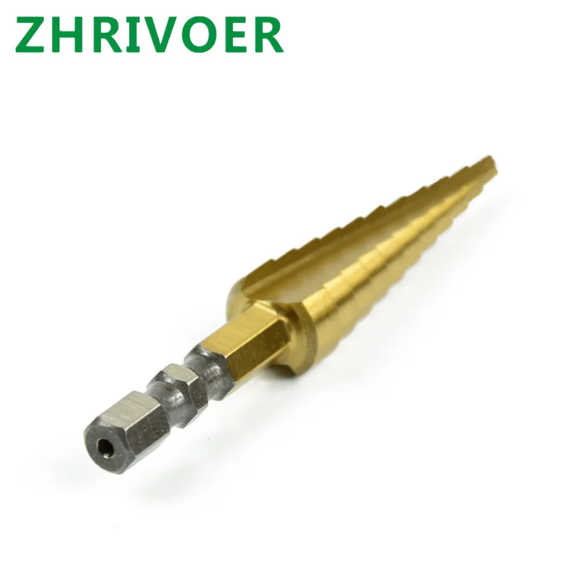 Steel plate hole opener hexagonal handle step drill pagoda bit twist bit 3-13mm11step reamer bit wholesale