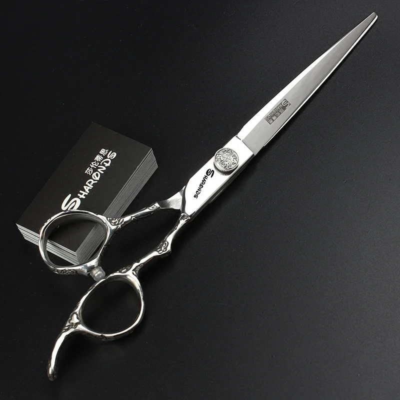 Goedkoop 6 7 Inch Kappers Schaar Professionele Haar Schaar 6.0 440c Kapper Schaar Haar Knippen Hoge Kwaliteit Tijeras Schaar Set