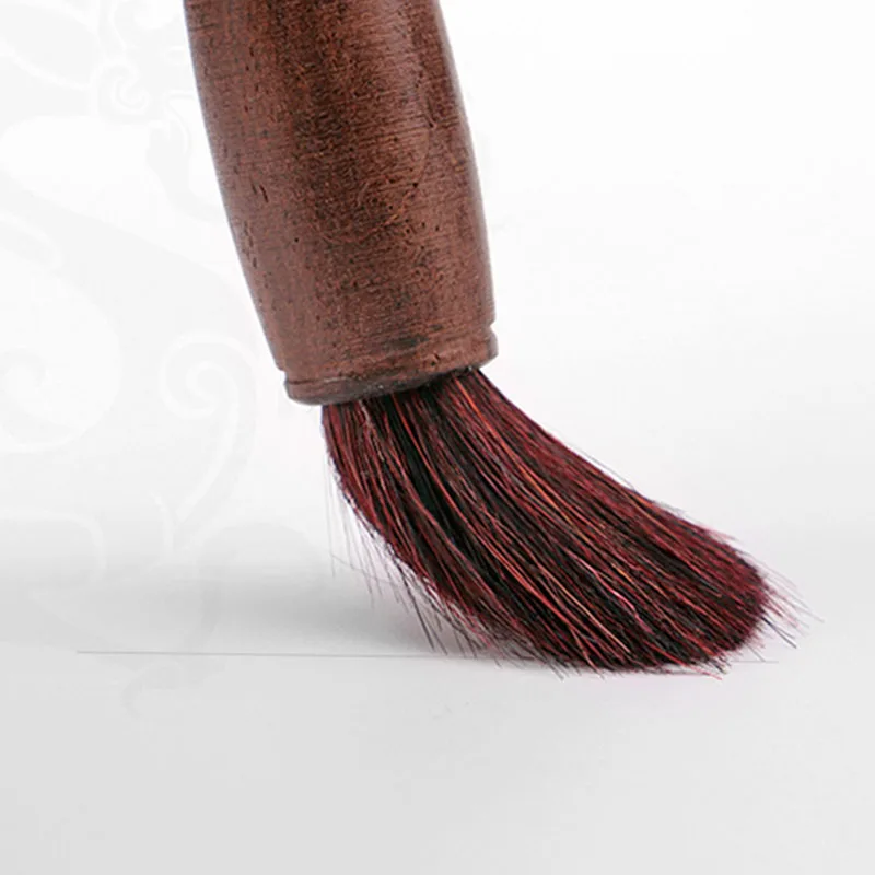 1pc Dual purpose Puer tea Sandalwood Tea Knife Needle Pick With Tea brush Puer Tools Cone Needle