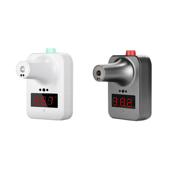 

K7 Non-Contact Digital Infrared Thermometer Wall-Mounted Forehead Thermometer Lcd Display School Office