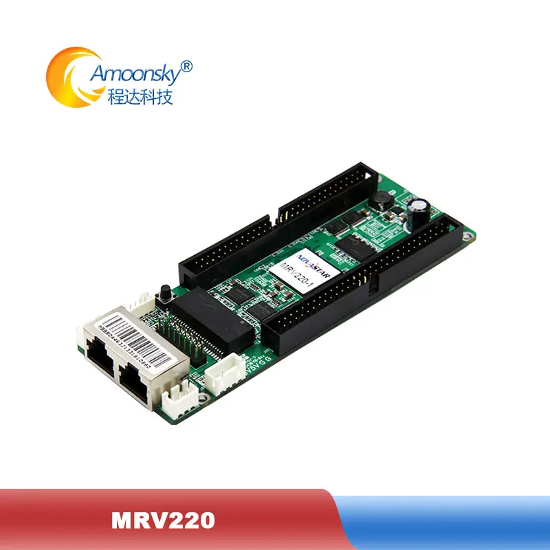 

favourable price small pixel led display usage small card nova mrv220 receiving card for serial port led display controller