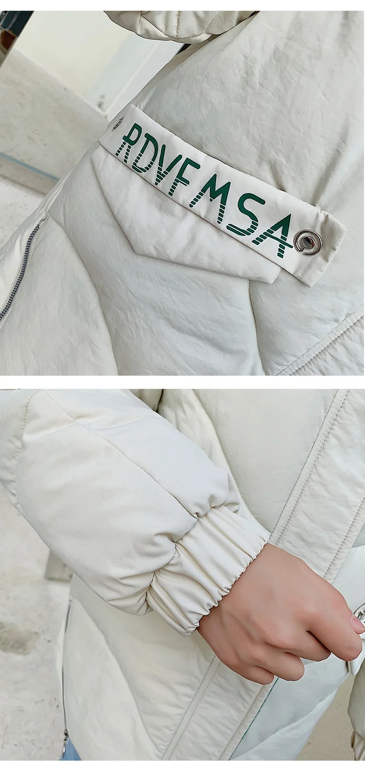 Winter down Jacket Cotton-padded Clothes Women's Mid-length Thick Warm Cotton-padded Jacket Student Korean-style down Coat Loose