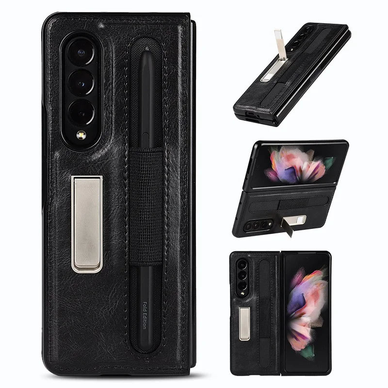 Z Fold 3 Case with Pen Holder for Samsung Galaxy Z Fold 3 5G Case High