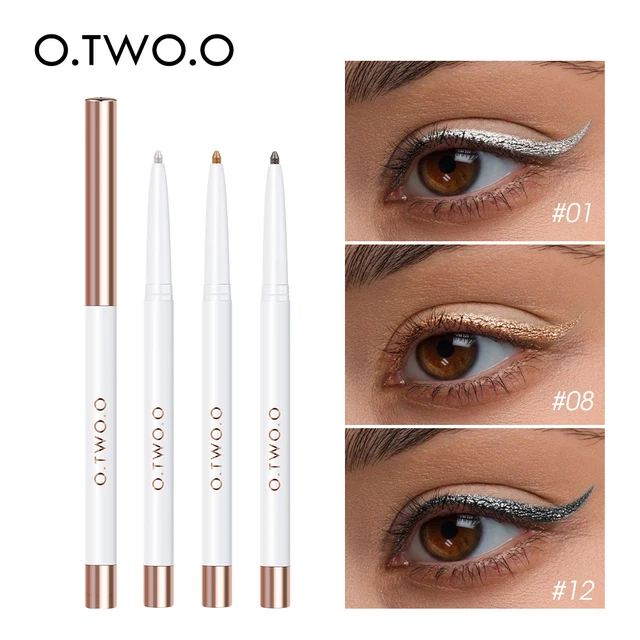 O.TWO.O Eyeshadow Pen Eyeliner Pencil 12 Colors Cosmetics Smooth High Pigment Highlighter Shadows Stick Makeup For Women 1