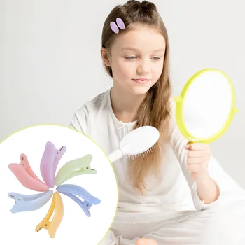 

Hair Hairstyle Styling Tool Accessories Candy Color Plastic Hair Clips Kids Adults Hair Styling Barrettes Snap Hairpin
