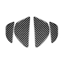 

Useful Strong Adhesion Universal Carbon Fiber Door Bowl Sticker Inner Door Bowl Stickers Door Bowl Panel Stickers 4Pcs