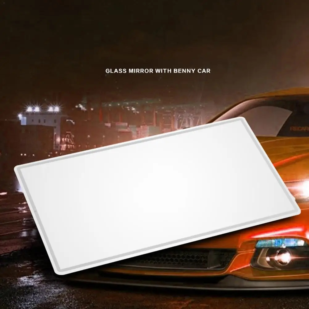 Car Cosmetic Mirror Stainless Steel Portable Sun-Shading Makeup Mirror Practical Car Interior Mirror