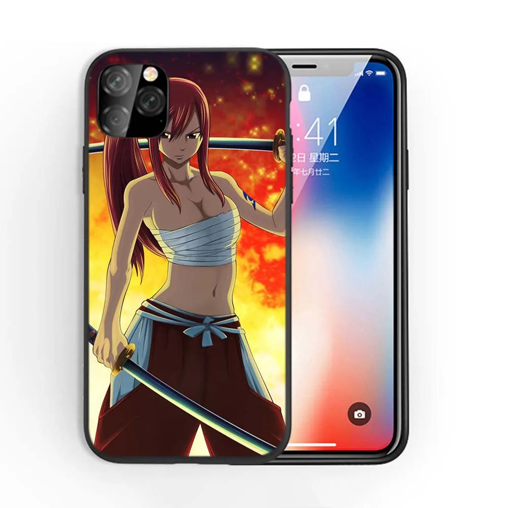 Lavaza Аниме Манга Сказочный хвост ТПУ мягкий чехол для iPhone 8 7 6 6S Plus 5 5S SE X XS 11 Pro Max XR Coque Shell чехол s - Цвет: 8