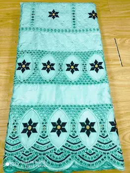 

bazin riche getznr 2020 nouveau fashion cotton embroidery bazin riche lace fabric african dry lace guinea brocade fabric 5yards