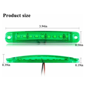 

Universal Strip light 9-LED Waterproof DC 12V-24V Truck Trailer Warning