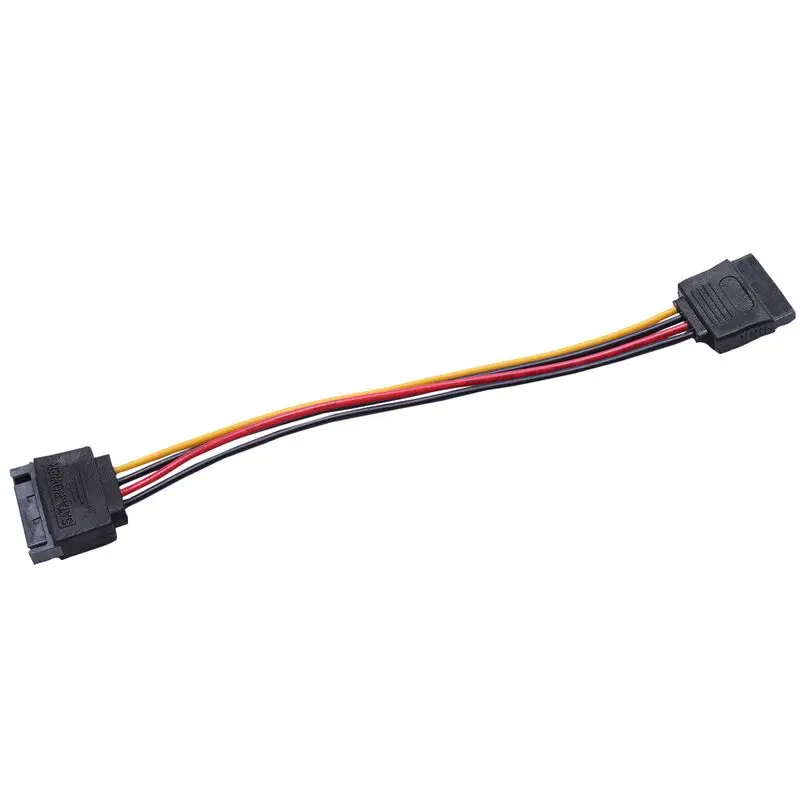 PC SATA 15 Pin папа-мама кабель питания для HDD конвертер адаптер