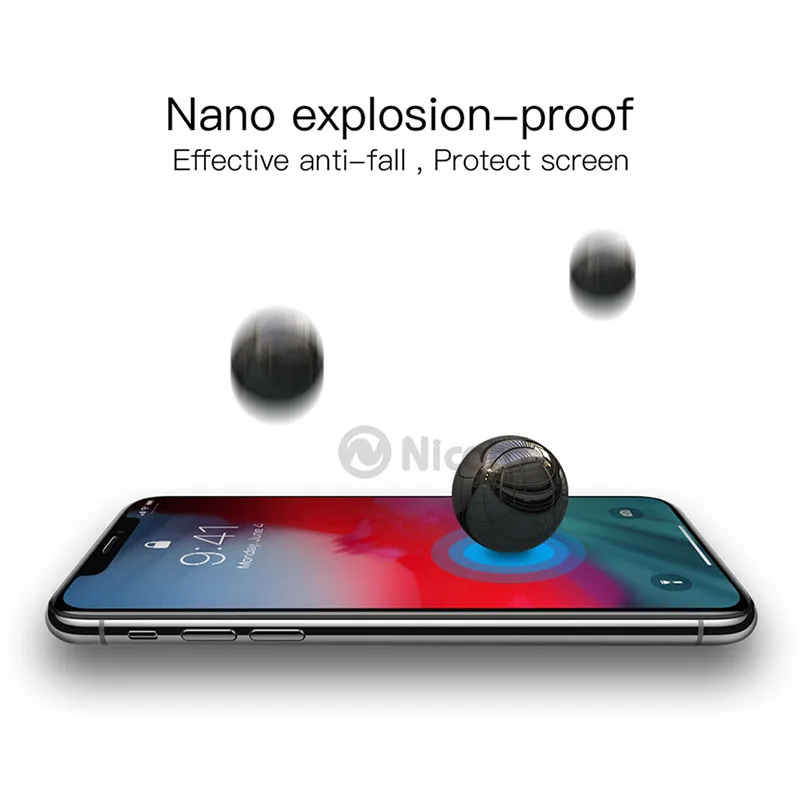 Für iPhone XR XS MAX 20D Schutz Gehärtetem Glas Für iPhone X XS MAX XR Voll Display-schutzfolie Fil