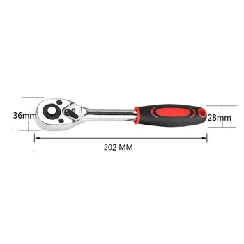 

3/8" inch Ratchet Wrench 24 Teeth Extending Telescopic Ratchet Socket Wrench Tool Plate Ratchet Handle Wrench
