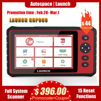 

Launch x431 CRP909 Full System Wifi OBD2 Scanner DPF TPMS Oil Reset PK MK808 OBD ODB2 Auto Scanner Car Diagnosis OBD2 Scan Tool