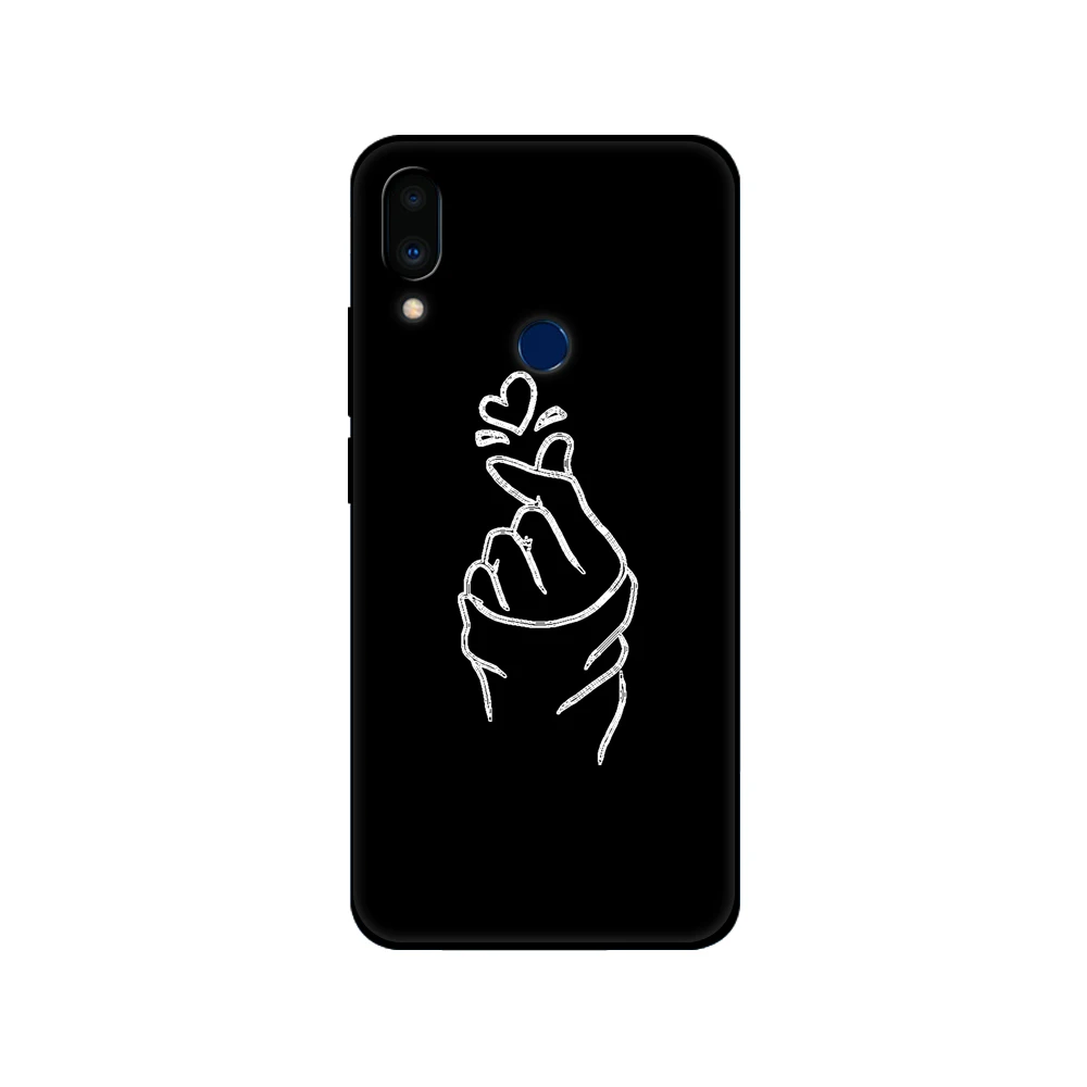 meizu back cover For Meizu Note 9 Cases Back Cover For Meizu Note9 Bumper MeizuNote9 Phone Case 6.2inch Soft Silicon black tpu case Cute cases for meizu black Cases For Meizu