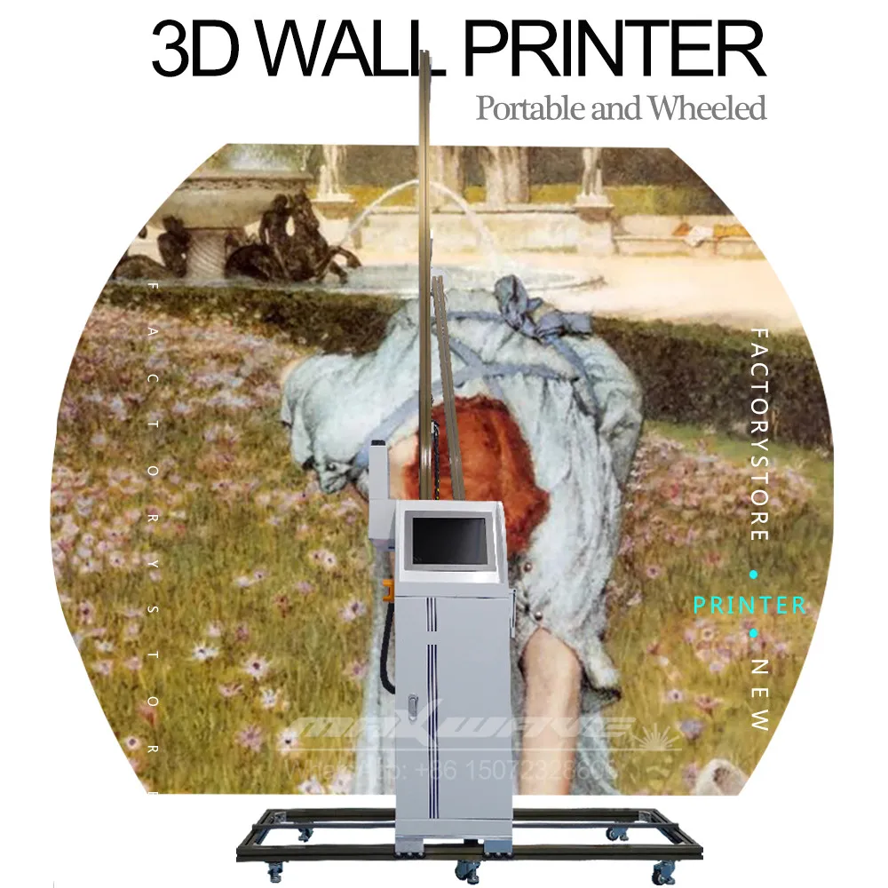 Настенный принтер 3D вертикальный настенный Maxwave автоматический цифровой