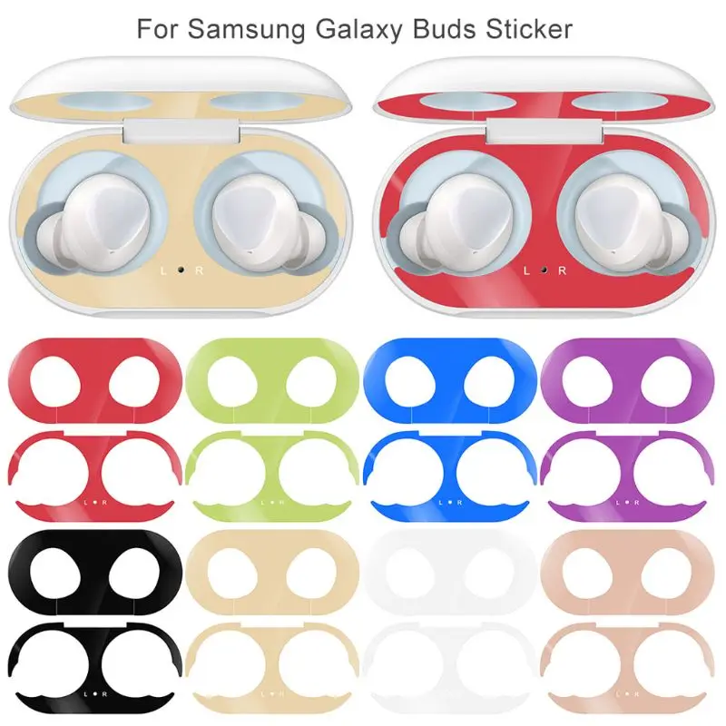 

Metal Dust Guard Sticker Dust-proof Ultra-Thin Cover For Galaxy-Buds Charger Box