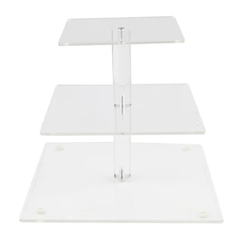 

3 Tiers Cake Stand Birthday Wedding Party Cupcake Tower Display Holder Decor
