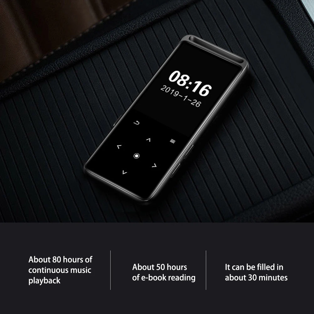 M6 MP3-плеер с Bluetooth Сенсорный экран и встроенный 16G HiFi портативный Walkman с радио/FM/запись электронная книга mp3-плеер