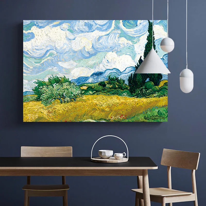 Kaufen Nacht Cafe Cafedusoir Van Gogh Ölgemälde Reproduktionen Hand Bemalte Leinwand Ölgemälde Abstrakte Für Schlafzimmer Wand Dekor Kunst