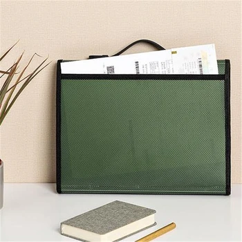 

A4 Office Study Portable Accordion Bag File Bag 13 Grid Folder Storage Bag Folder Office Supplies