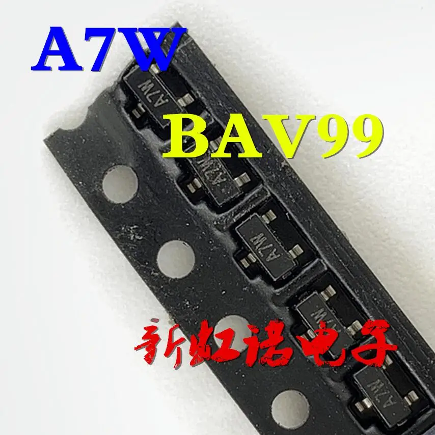

5Pcs/Lot New BAV99 A7W SOT-23 Switch IC Integrated circuit IC Good Quality In Stock