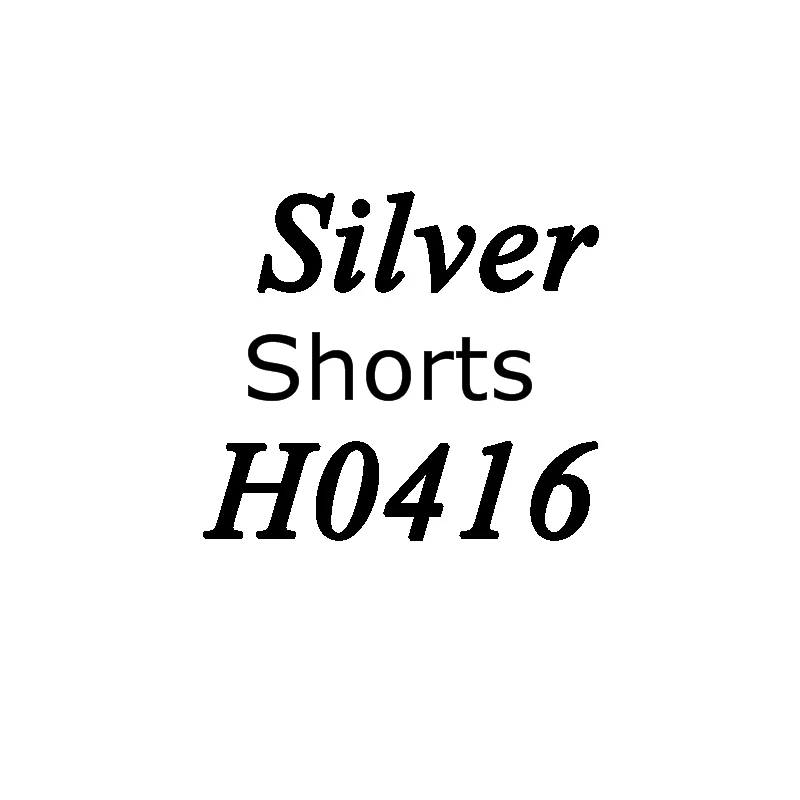 Женские Штаны - Цвет: Silver-Shorts