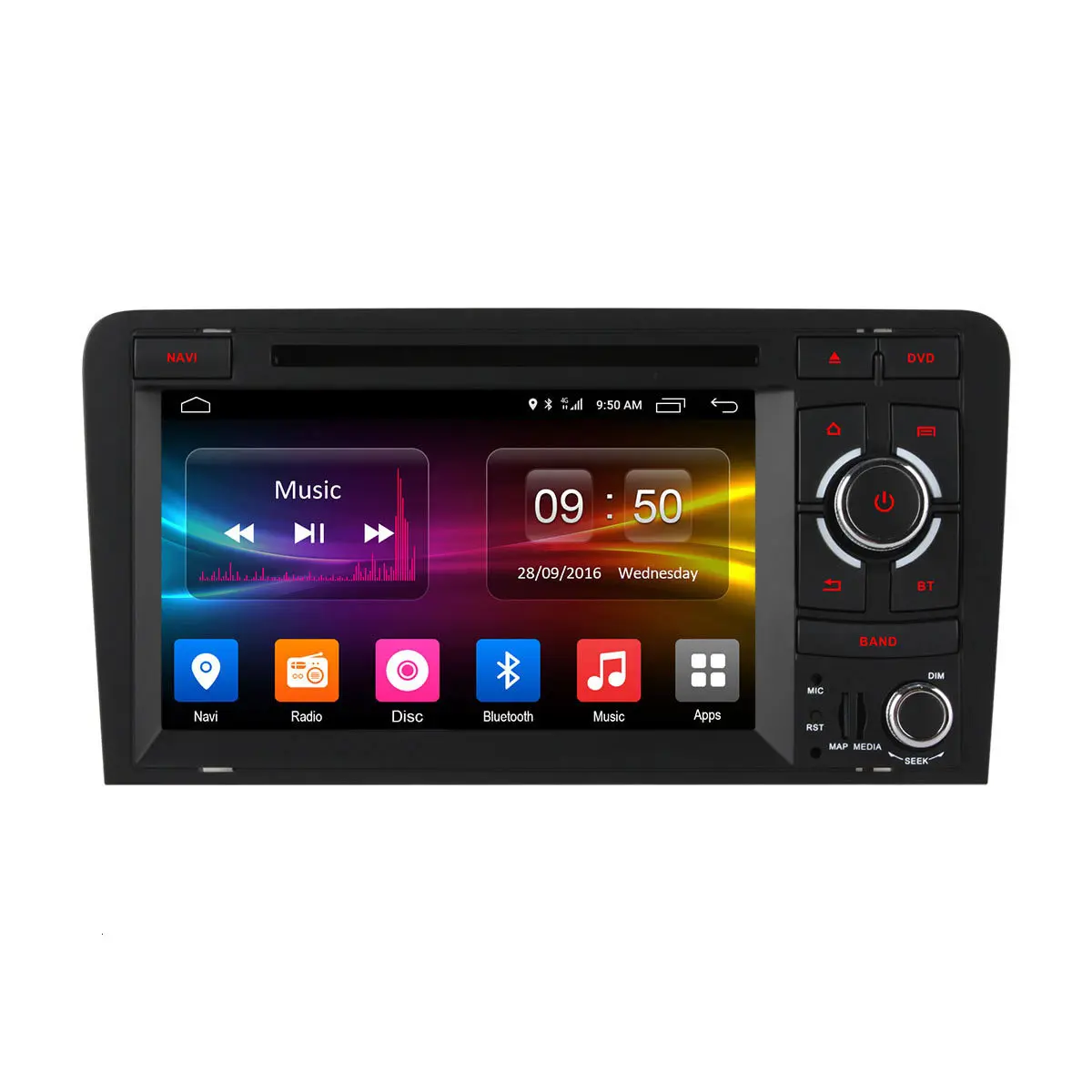 Ownice C500 Android 6,0 Восьмиядерный автомобильный dvd-плеер с двумя цифровыми входами для Audi A3 S3 2004-2011 с gps СБ Navi wifi 4G радио 2 Гб ram 32 Гб rom