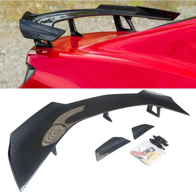 

Loyalty High Wing Rear Spoiler For 2016-2021 Chevy Camaro ZL1 1LE Carbon Fiber Coating Style Wing Splitter Car Accessories