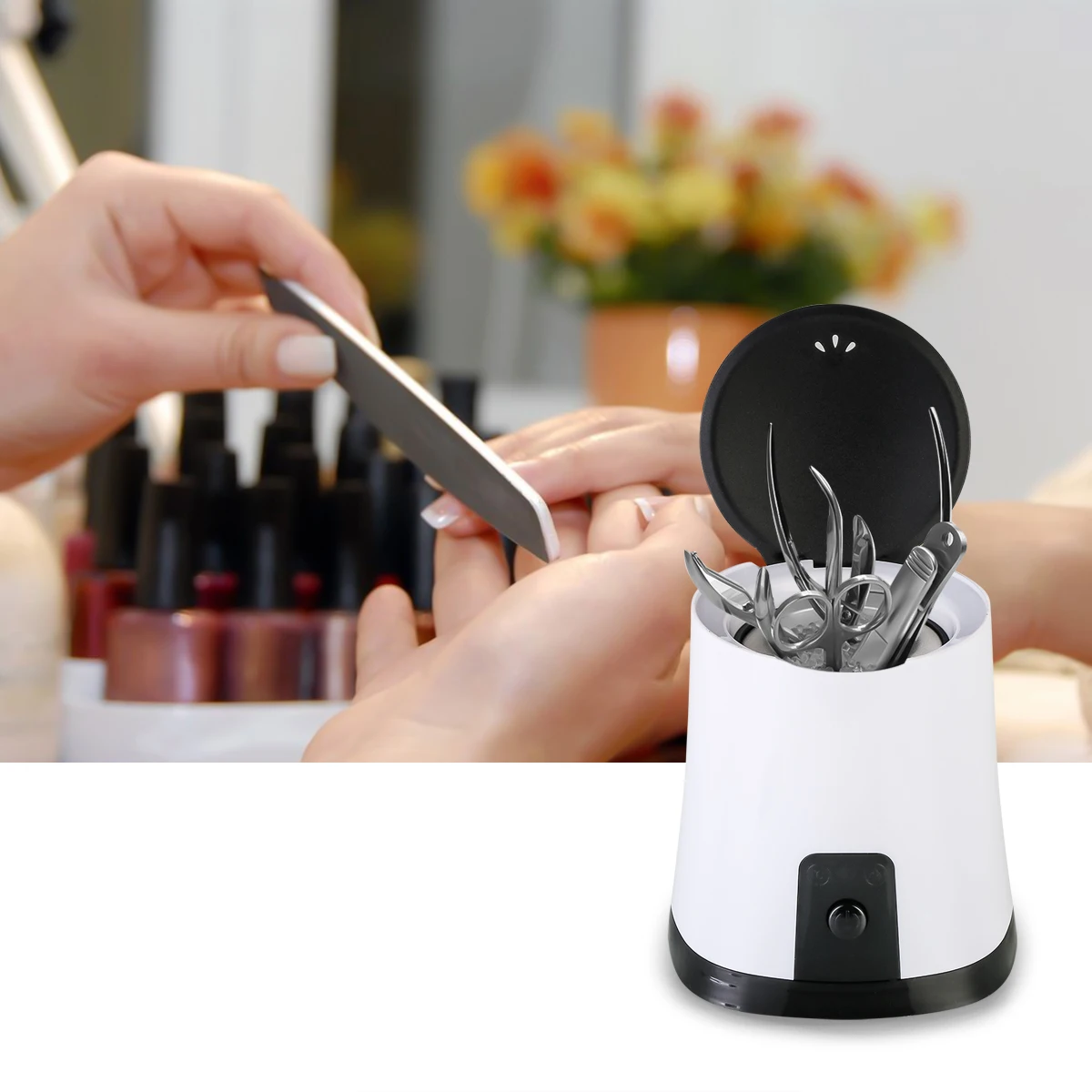 

Sterilizer Salon Makeup Tool Sterilizers Professional Sterilizer For Nail Nipper Scissor High Temperature Disinfection Machine