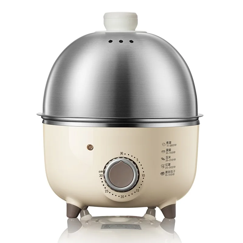 220V Mini Electric Egg Boiler Household Portable Egg Food Steamer For Home DIY Salad Steaming Cooking Pot Multi Cooker
