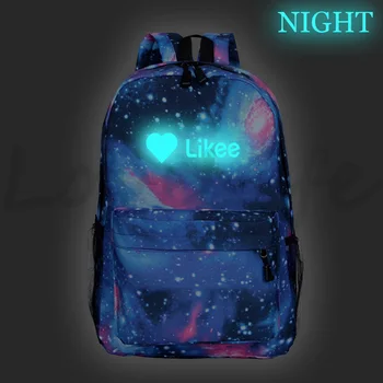 

LIKEE backpack for Teenage boys girls Backpack Likee Live Luminous backpack boys Girls Back to school gift Backpack Kids Mochila
