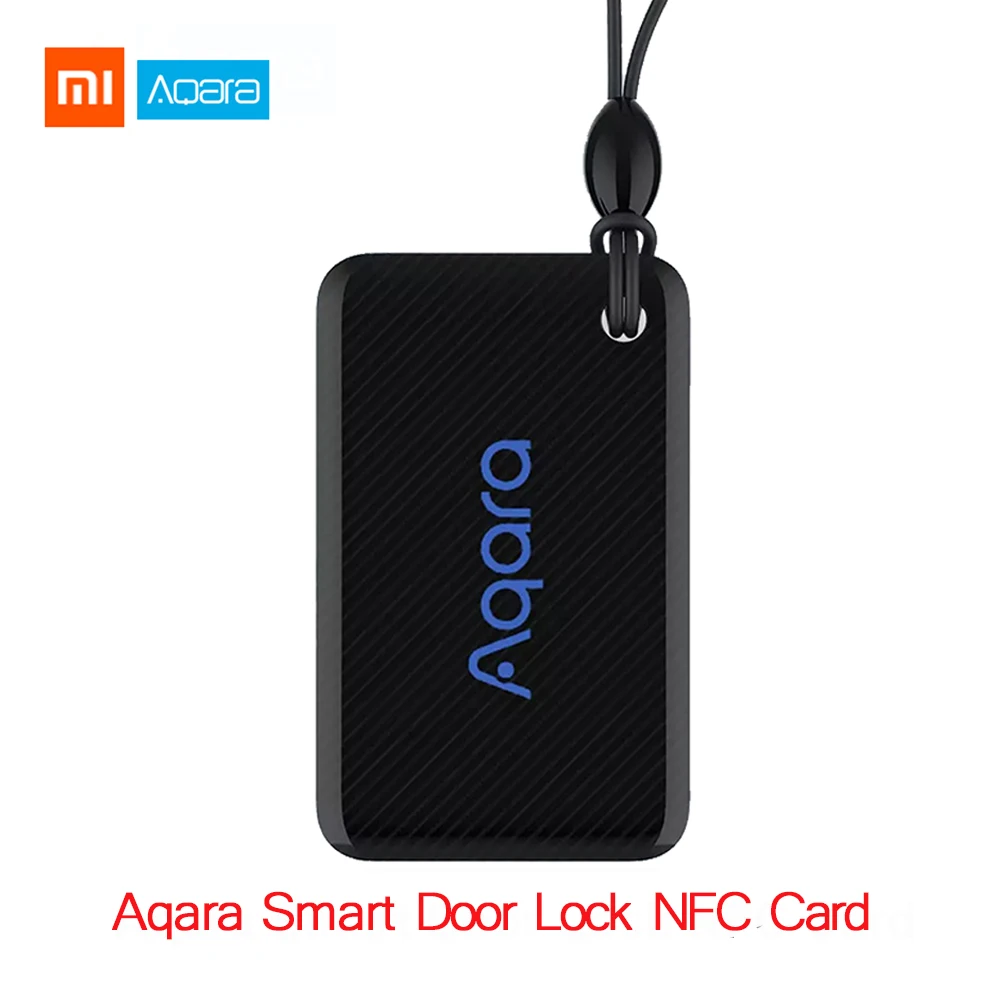 Умный дверной замок Xiaomi Aqara NFC-карта поддержка умный N100 N200 P100 управление через