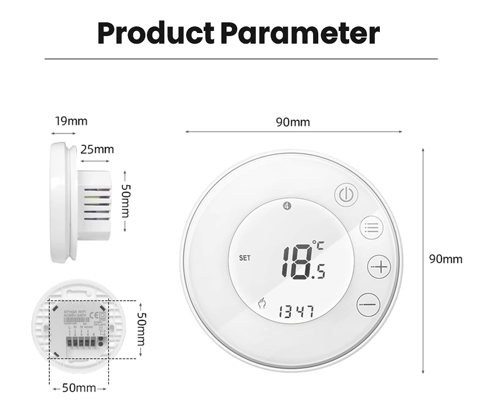 Temperatura, Água, Aquecimento Elétrico, Caldeira a Gás, Funciona com Alexa, Google