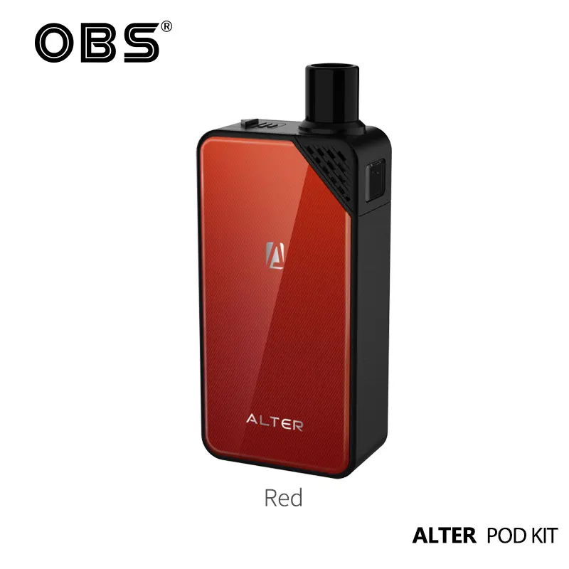 OBS Alter комплект 2 мл/3,7 мл/5 мл картридж 2300 мАч батарея электронная сигарета испаритель