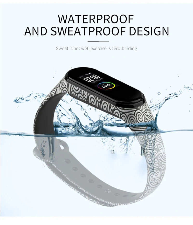 3 nfc impressão silicone pulseira de pulso