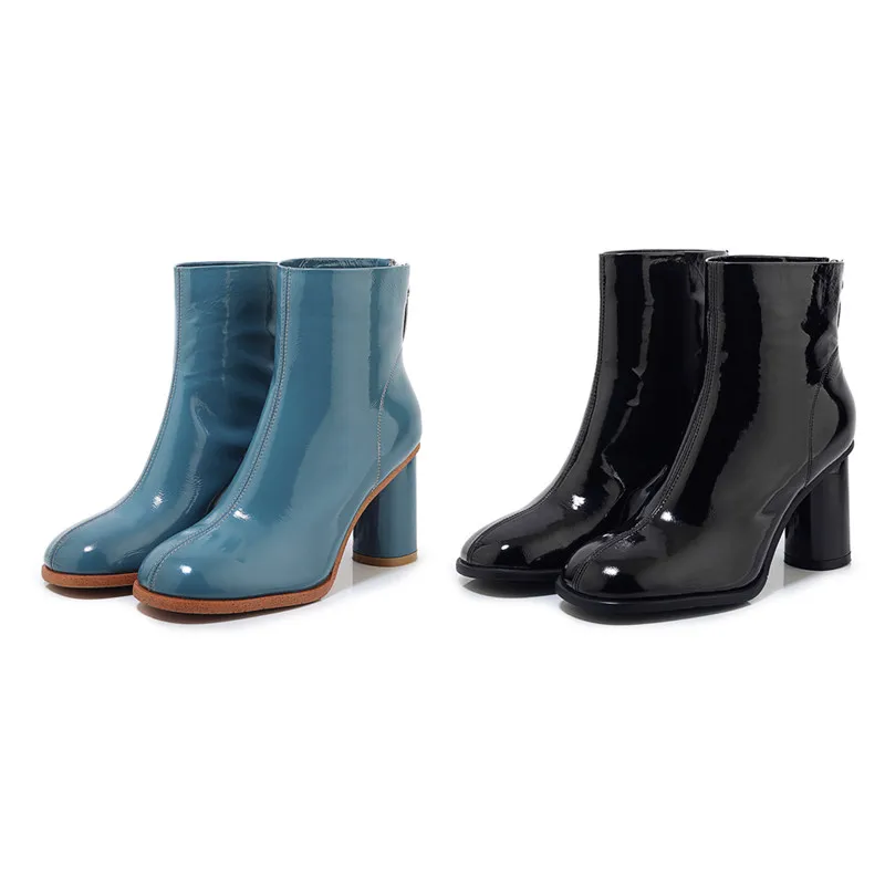 MORAZORA Large size 33-43 genuine leather women brand boots black color classic party shoes woman winter ankle boots