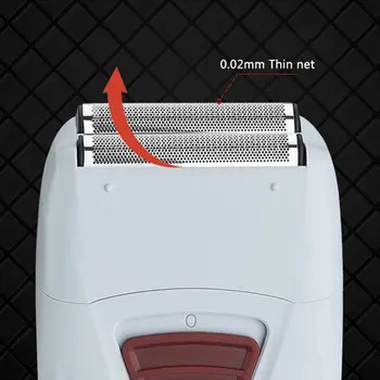 

USB USB Rechargeable Shaver Strong Dual-network Electric Shaver Portable Reciprocating Razor Charging Single Mesh Electric Razor
