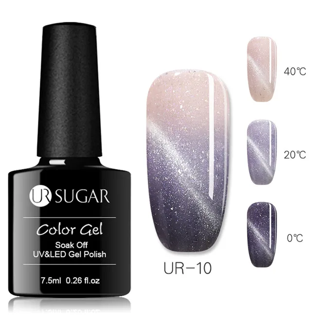 46 Ur Sugar 9D кошачий глаз УФ-гель для ногтей голографический блеск 5D магнитный гель лак замачиваемый УФ светодиодный Полупостоянный лак для ногтей - Цвет: 46