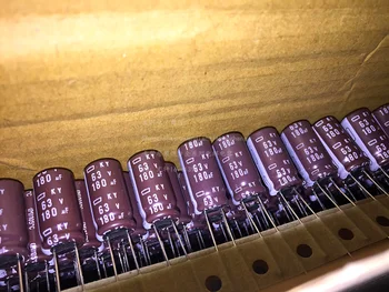 

10pcs/30pcs/50pcs 180uF 63V NIPPON NCC KY Series 10x20mm Low ESR 63V180uF Aluminum Electrolytic Capacitor