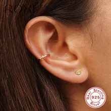ROXI, блестящие серьги с кристаллами от сглаза, 925 пробы, серебряные серьги-гвоздики с полым глазом для женщин, модные ювелирные изделия в стиле панк, Brincos